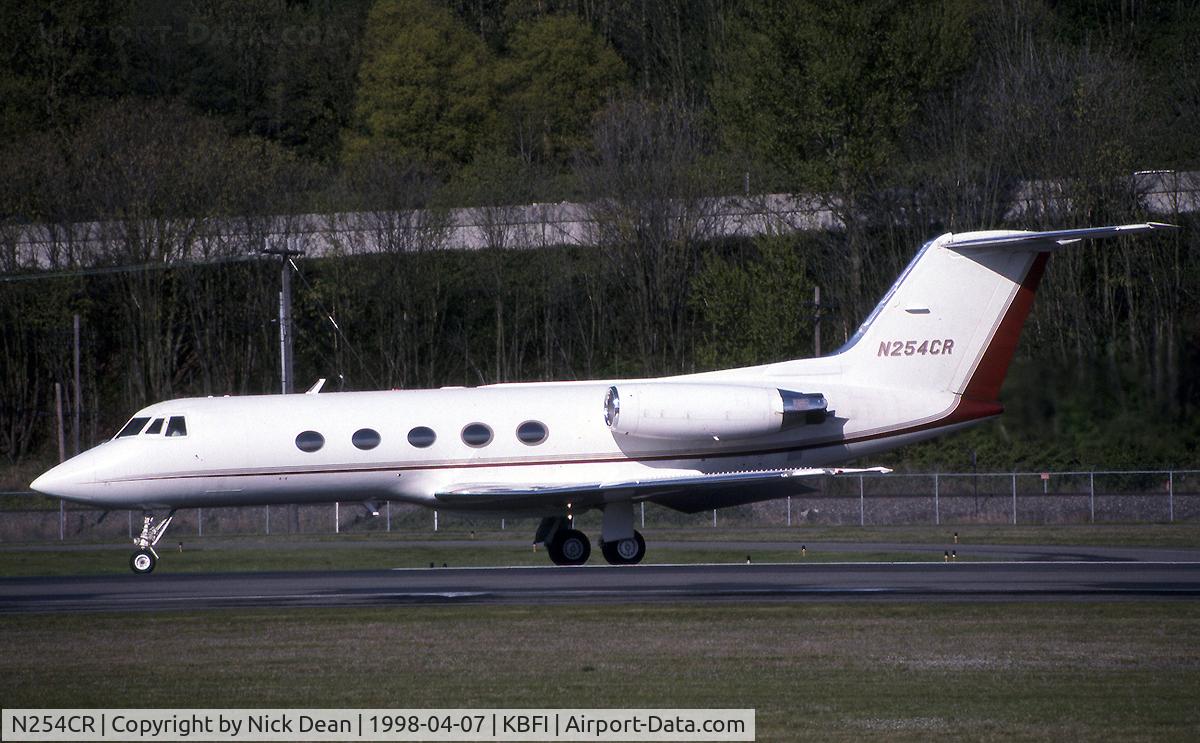 N254CR, 1976 Grumman G-1159 Gulfstream II C/N 184, KBFI