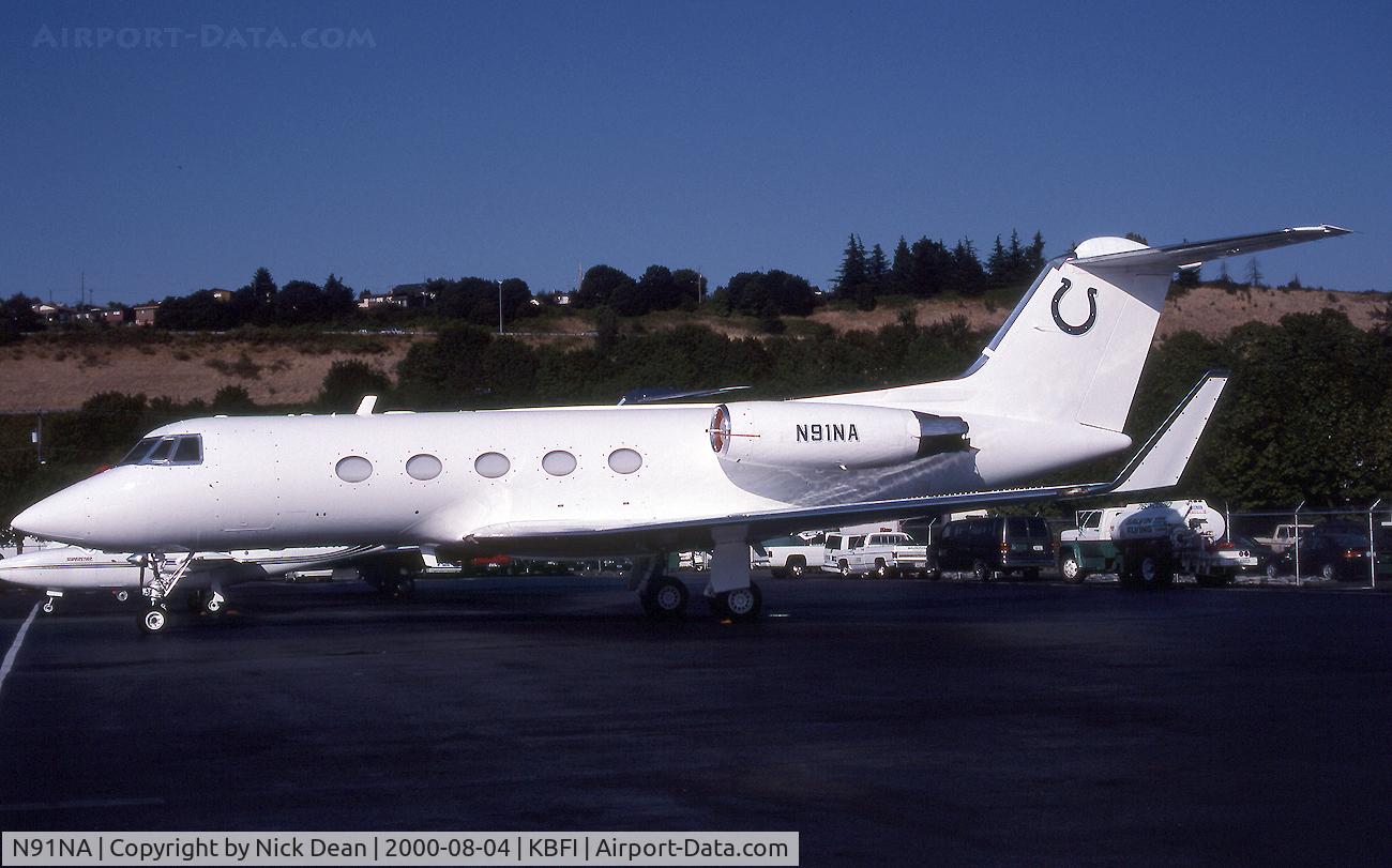N91NA, 1977 Grumman G-1159B Gulfstream II-B C/N 198, KBFI Grumman G1159 Gulfstrean IIB
