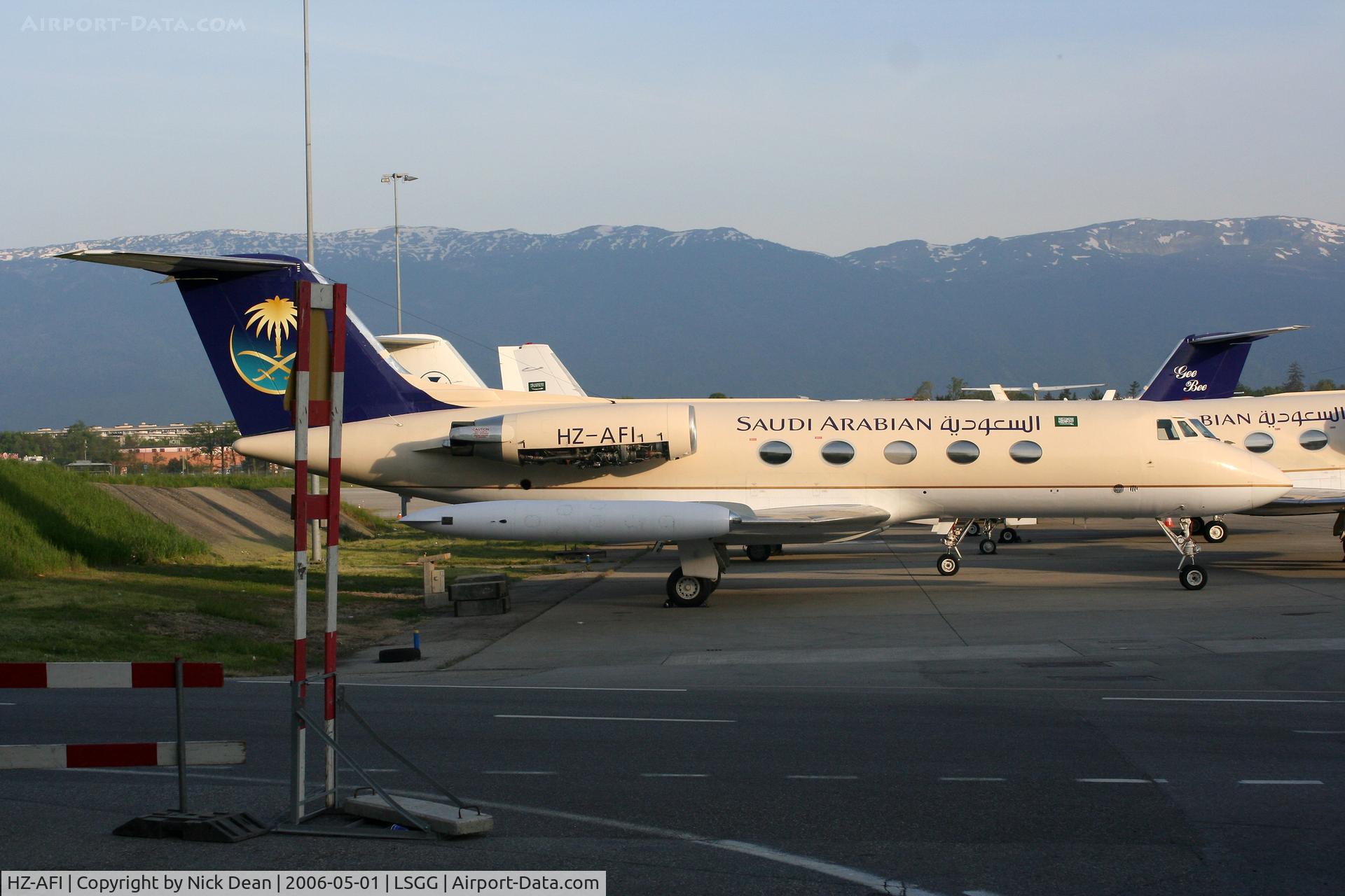 HZ-AFI, 1977 Grumman G-1159 Gulfstream II-TT C/N 201, LSGG