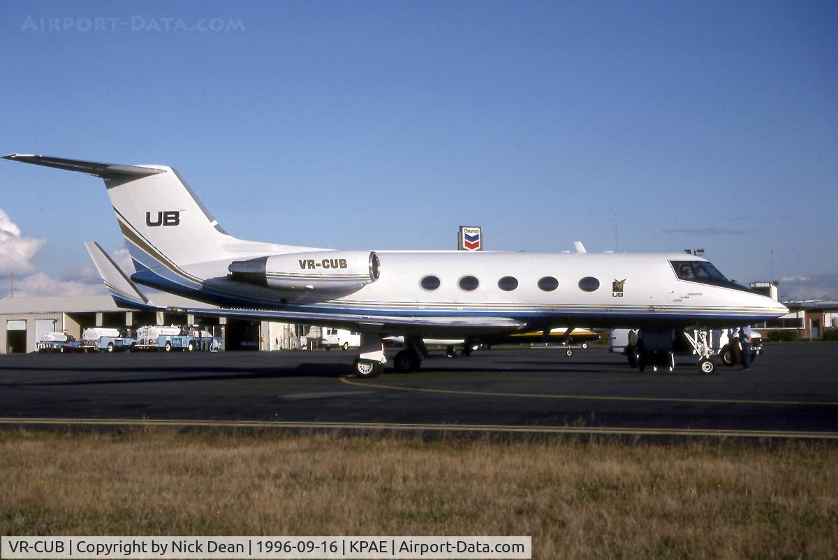 VR-CUB, 1977 Grumman G1159 Gulfstream IIB C/N 207, KPAE