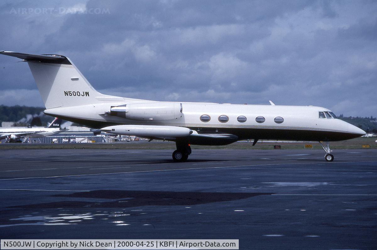 N500JW, 1968 Grumman G-1159 Gulfstream II C/N 14, KBFI