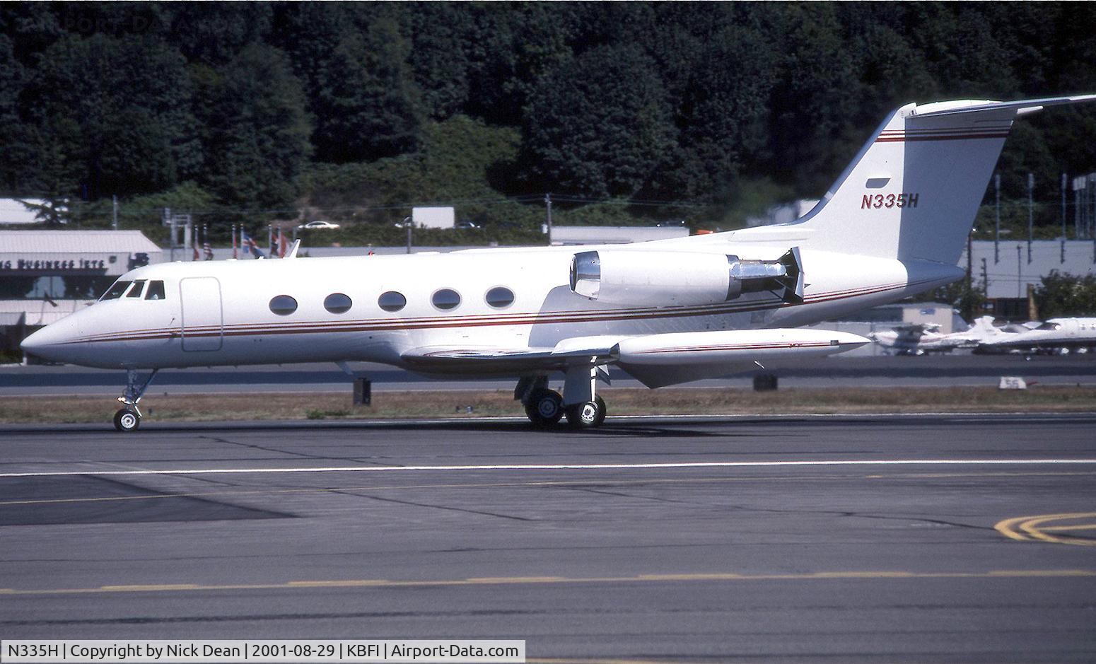 N335H, 1979 Grumman G-1159 Gulfstream II-TT C/N 238, KBFI