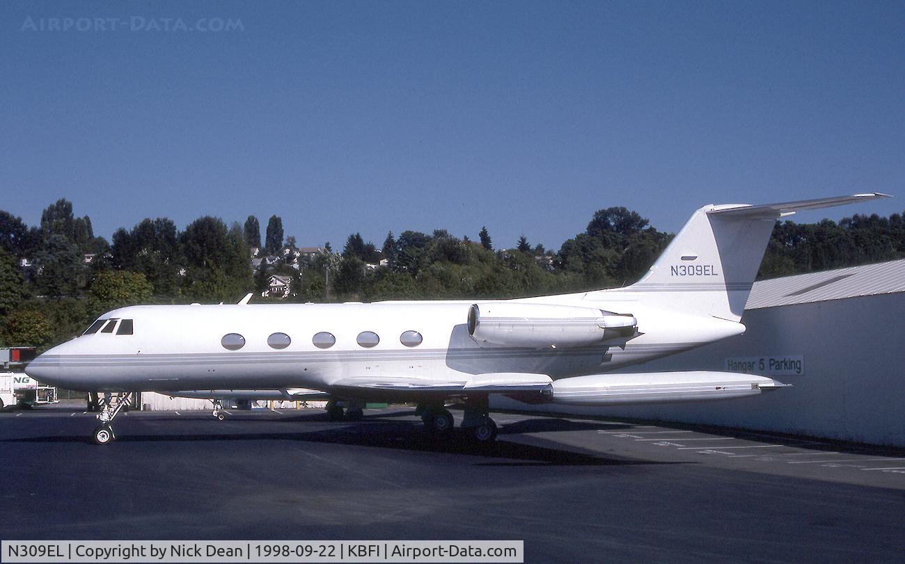 N309EL, 1979 Grumman G-1159 Gulfstream II-TT C/N 250, KBFI