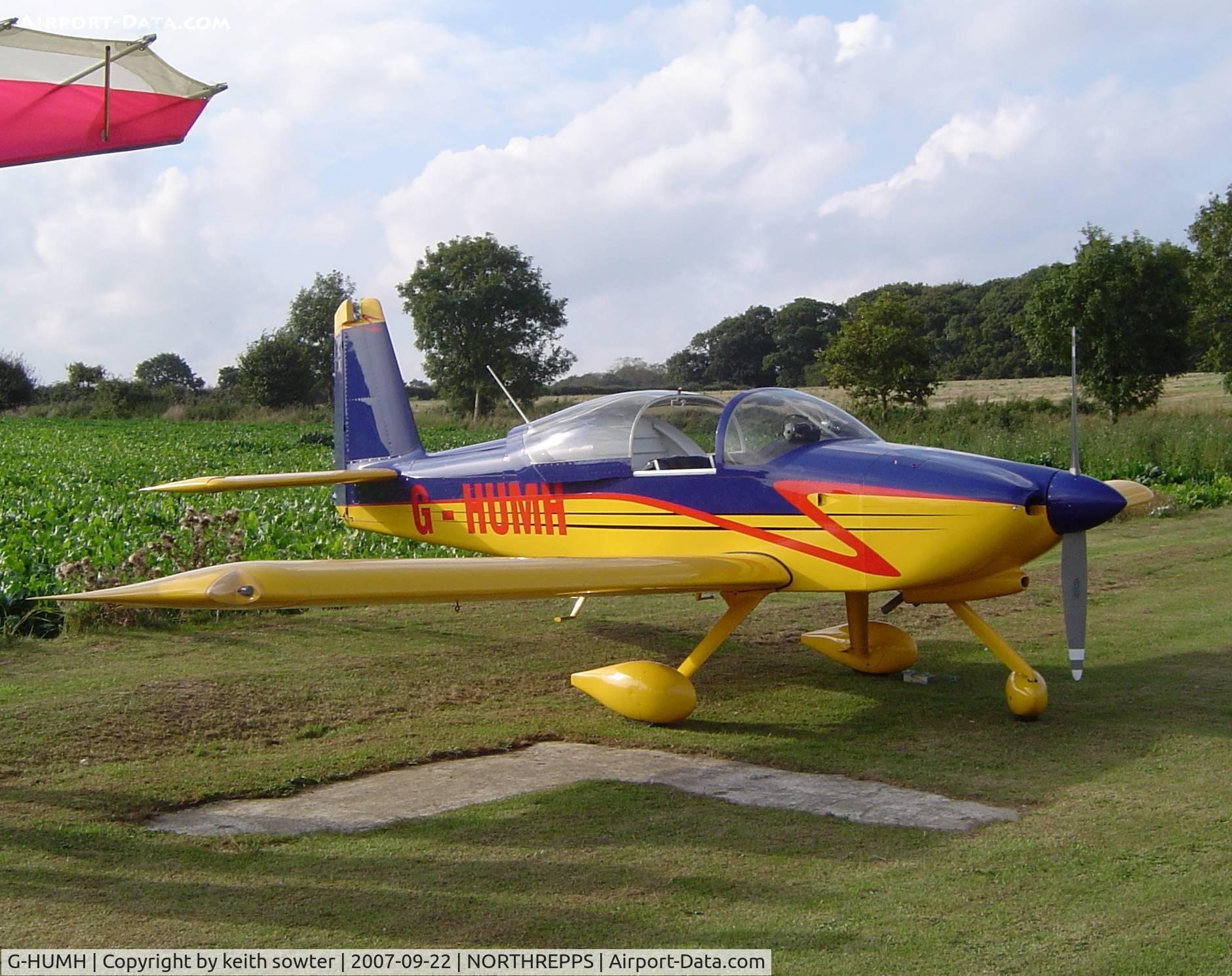 G-HUMH, 2006 Vans RV-9A C/N PFA 320-14357, Colourful Visitor