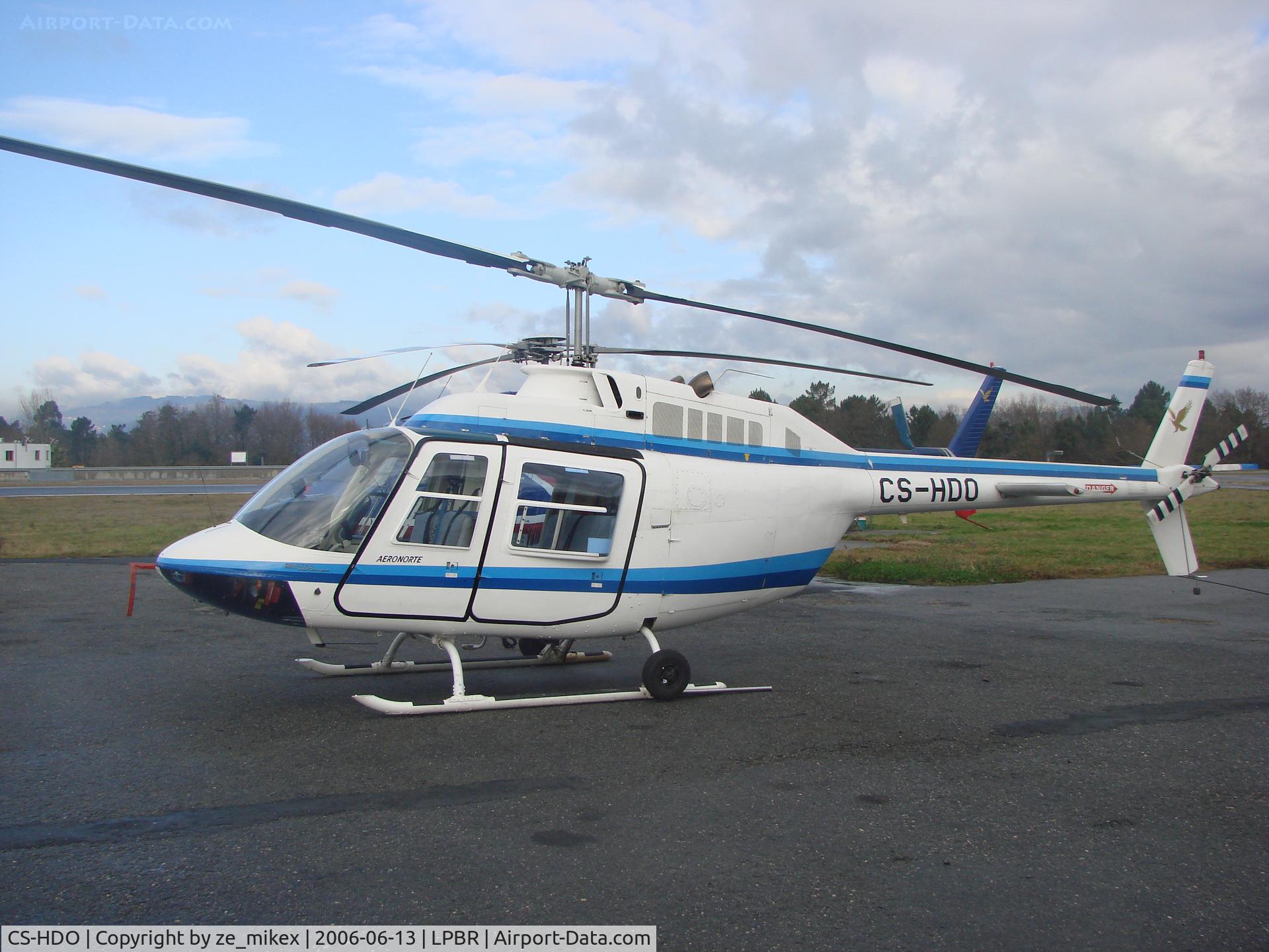 CS-HDO, 1978 Agusta 206B JetRanger III C/N 8559, Bell Jet ranger from aeronorte at Braga