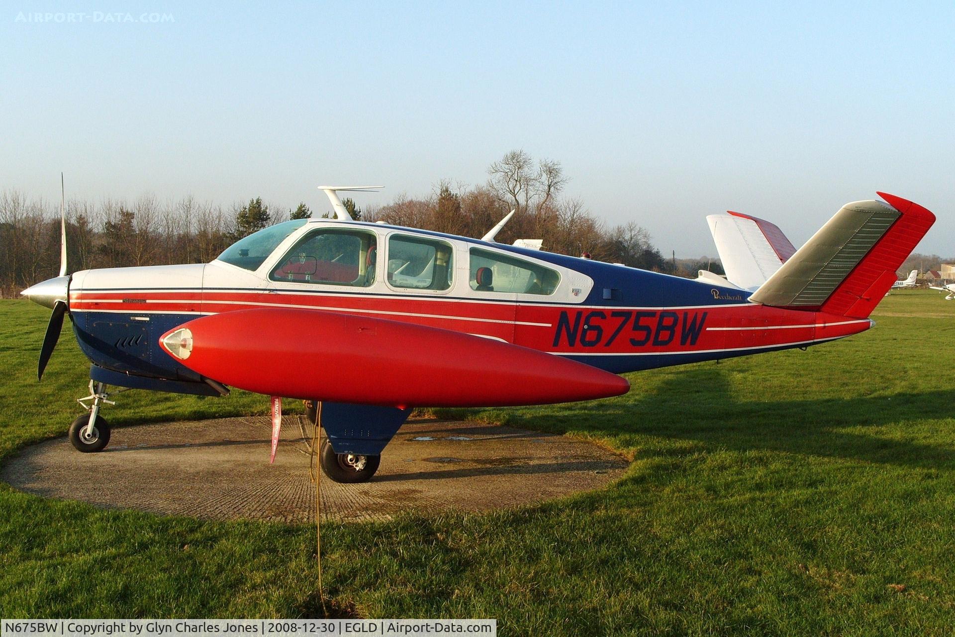 N675BW, 1978 Beech V35B Bonanza C/N D-10134, Previously D-ENCA. Owned by Southern Aircraft Consultancy Inc Trustee. With thanks to The Pilot Centre for authority to take this photo.