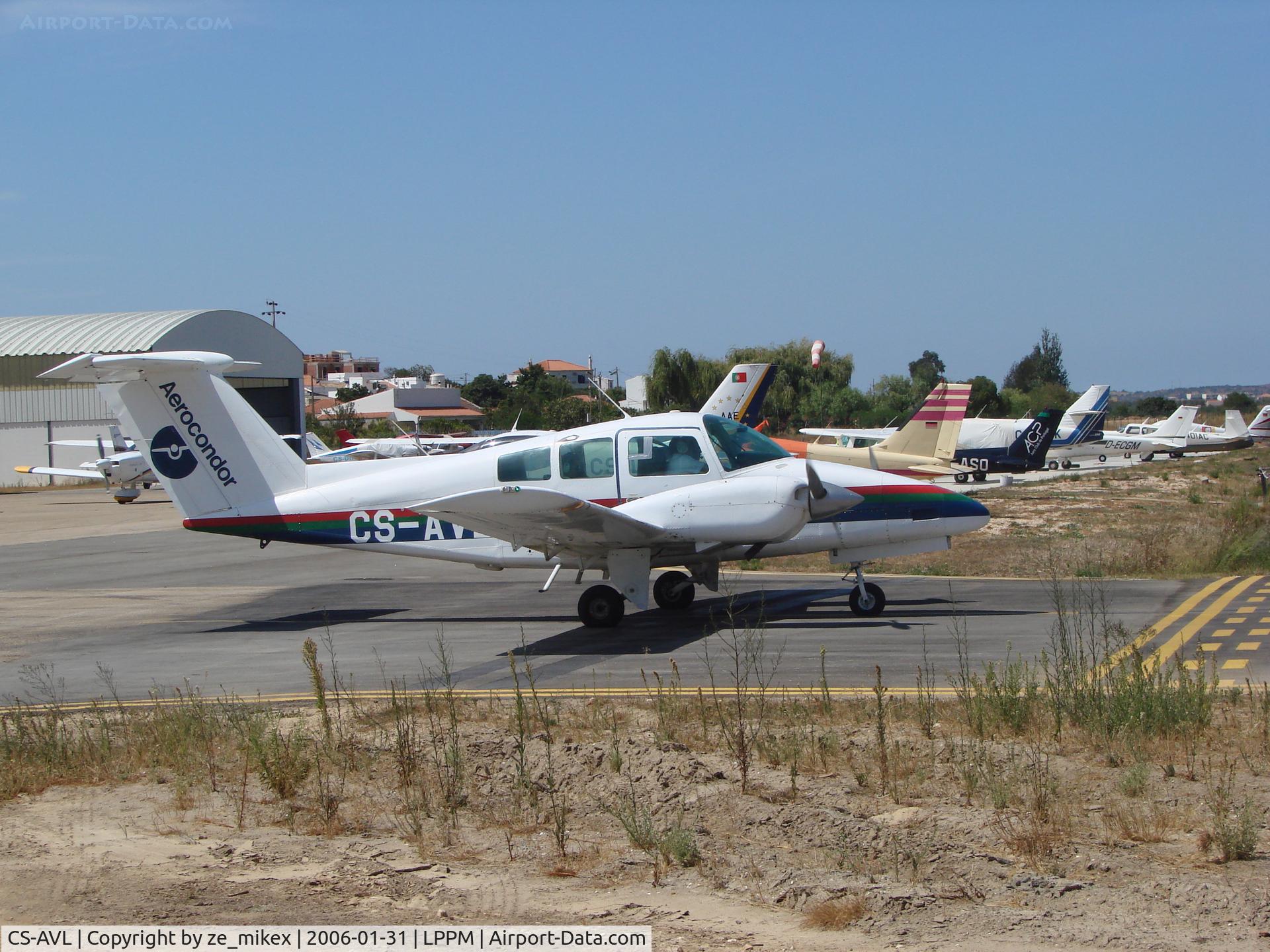 CS-AVL, 1980 Beech 76 Duchess Duchess C/N ME-332, Beechcraft duchess at portimão. Portugal