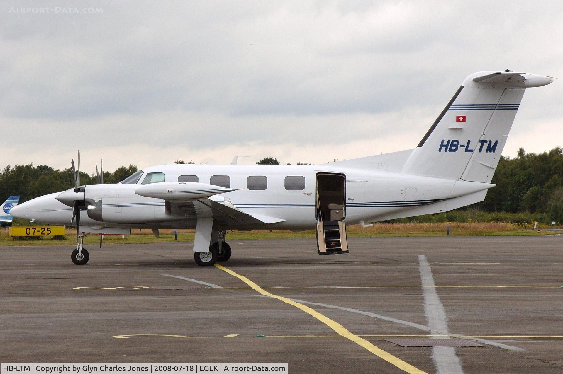 HB-LTM, 1985 Piper PA-42-1000 Cheyenne 400LS C/N 42-5527028, Previously N4119X. Owned by Air-Connect AG.