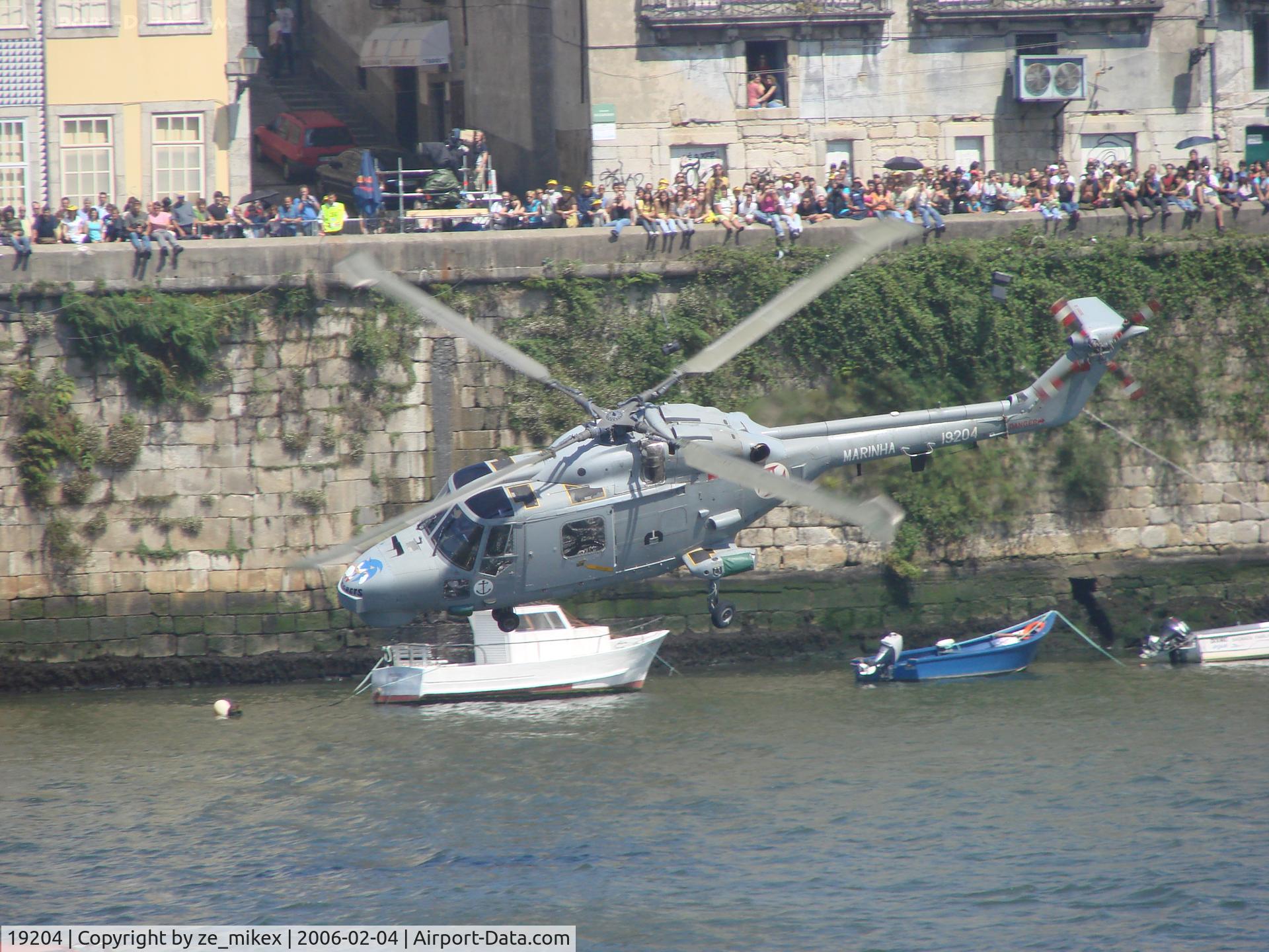 19204, 1993 Westland Super Lynx Mk.95 C/N 376, Westland Super Navy Lynx MK95 from portuguese navy at red bull air race 08 PORTO
