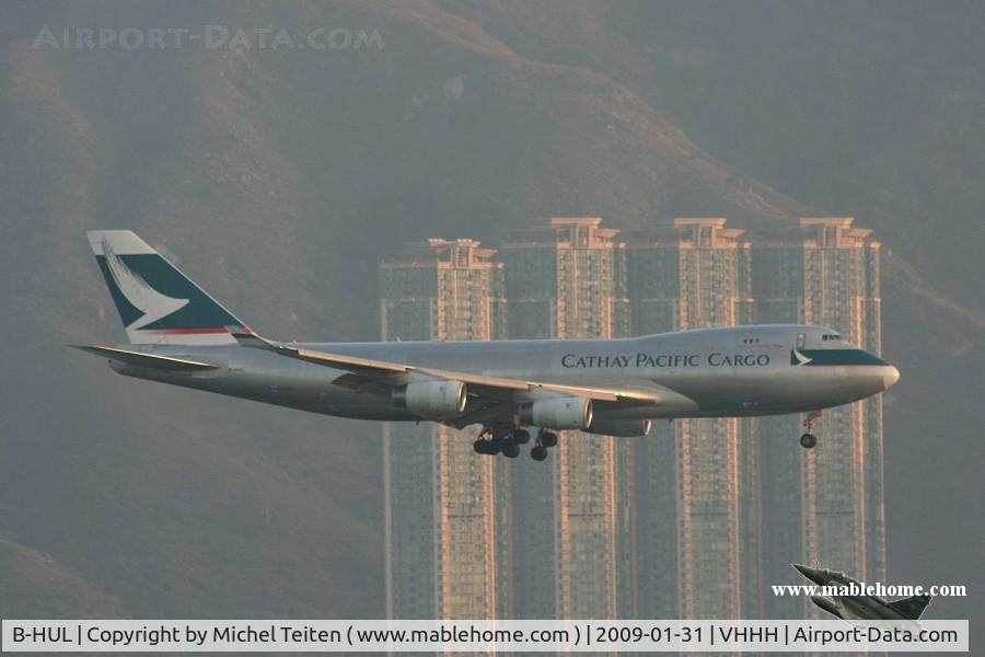 B-HUL, 2000 Boeing 747-467F/SCD C/N 30804, Cathay Pacific Cargo