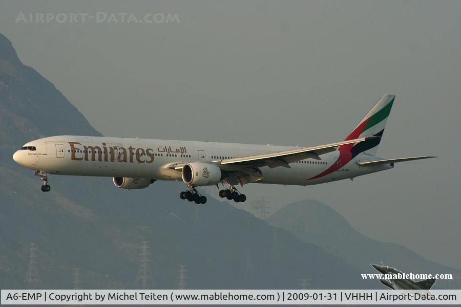 A6-EMP, 2001 Boeing 777-31H C/N 29395, Emirates