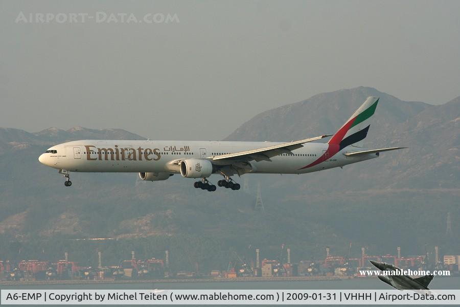 A6-EMP, 2001 Boeing 777-31H C/N 29395, Emirates