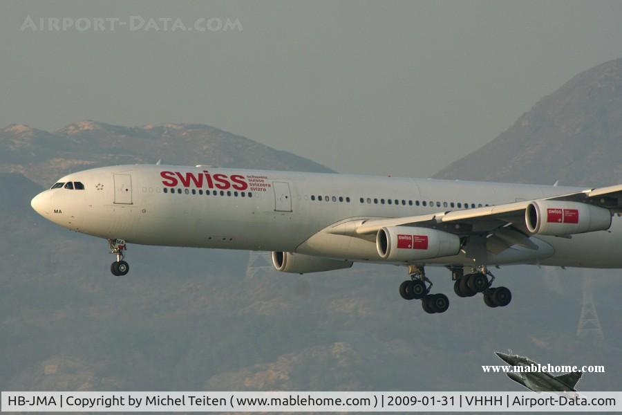 HB-JMA, 2003 Airbus A340-313 C/N 538, Swiss International Airlines