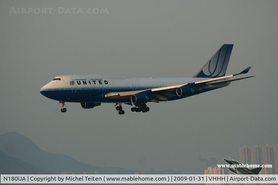 N180UA, 1991 Boeing 747-422 C/N 25224, United Airlines