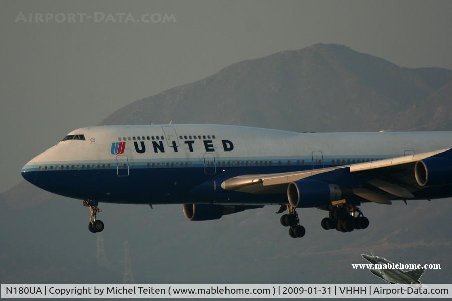 N180UA, 1991 Boeing 747-422 C/N 25224, United Airlines