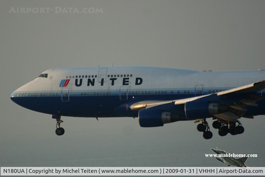 N180UA, 1991 Boeing 747-422 C/N 25224, United Airlines
