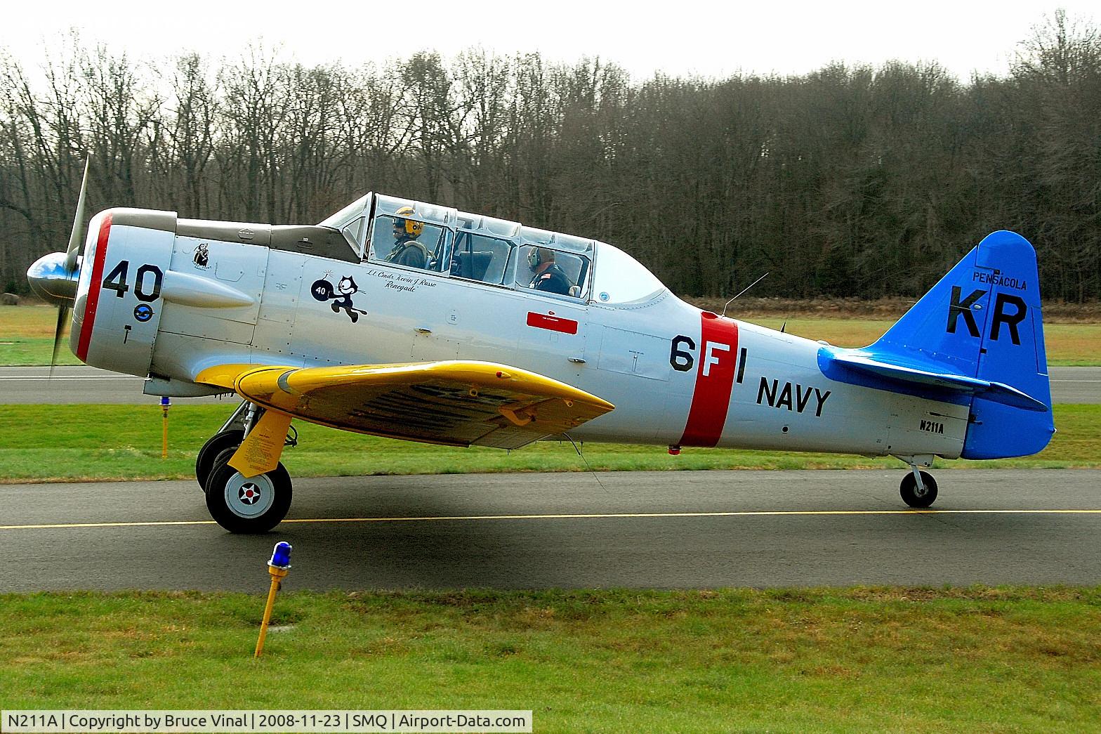 N211A, 1958 North American SNJ-6 Texan C/N 121-42318, Kevin Russo in His Colorful T-6