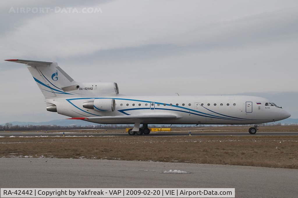 RA-42442, 1999 Yakovlev Yak-42D C/N 4520422002019, Gazpromavia Yakovlev 42