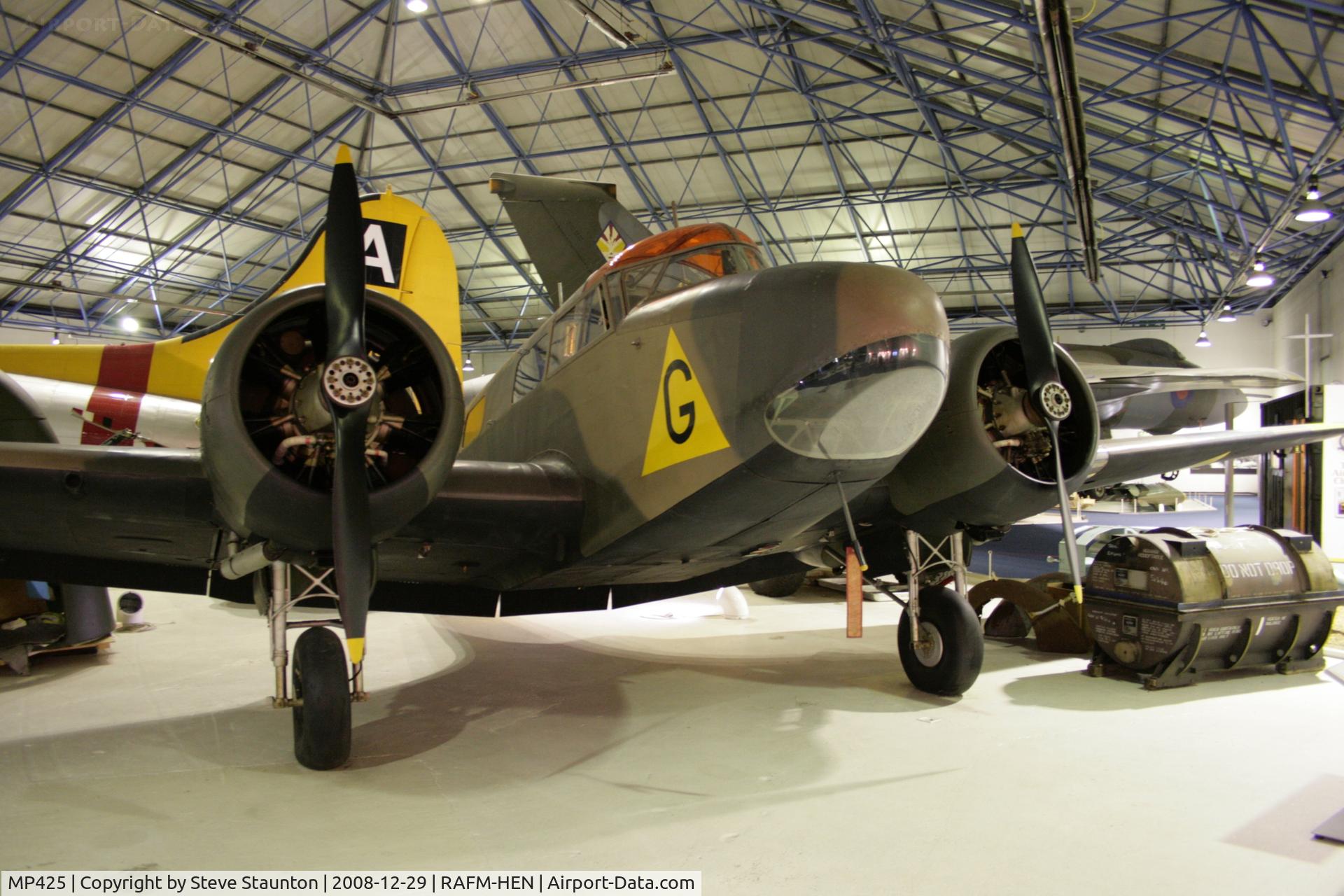 MP425, Airspeed AS.10 Oxford I C/N Not found MP425, Taken at the RAF Museum, Hendon. December 2008