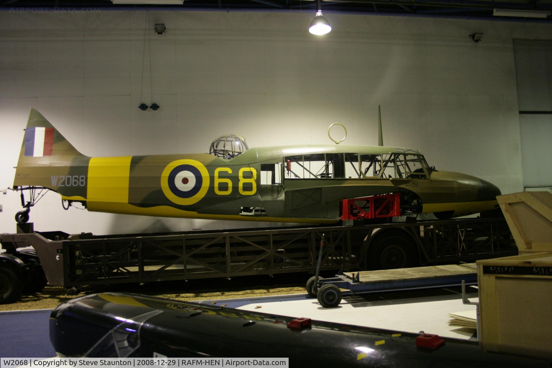 W2068, 1941 Avro 652A Anson 1 C/N Not found W2068, Taken at the RAF Museum, Hendon. December 2008