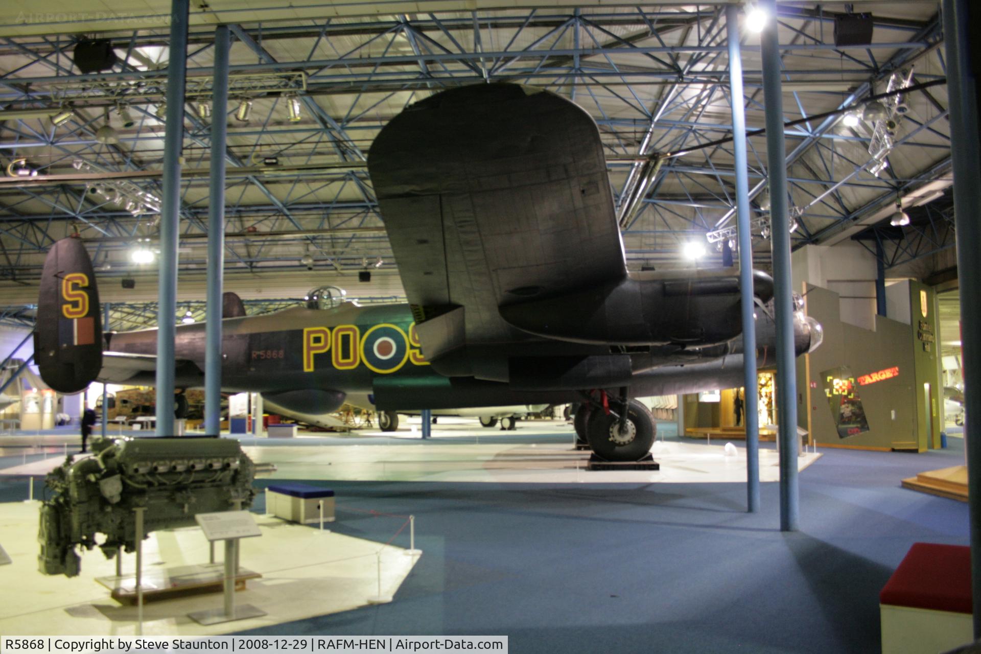 R5868, Avro 683 Lancaster B1 C/N Not found R5868, Taken at the RAF Museum, Hendon. December 2008