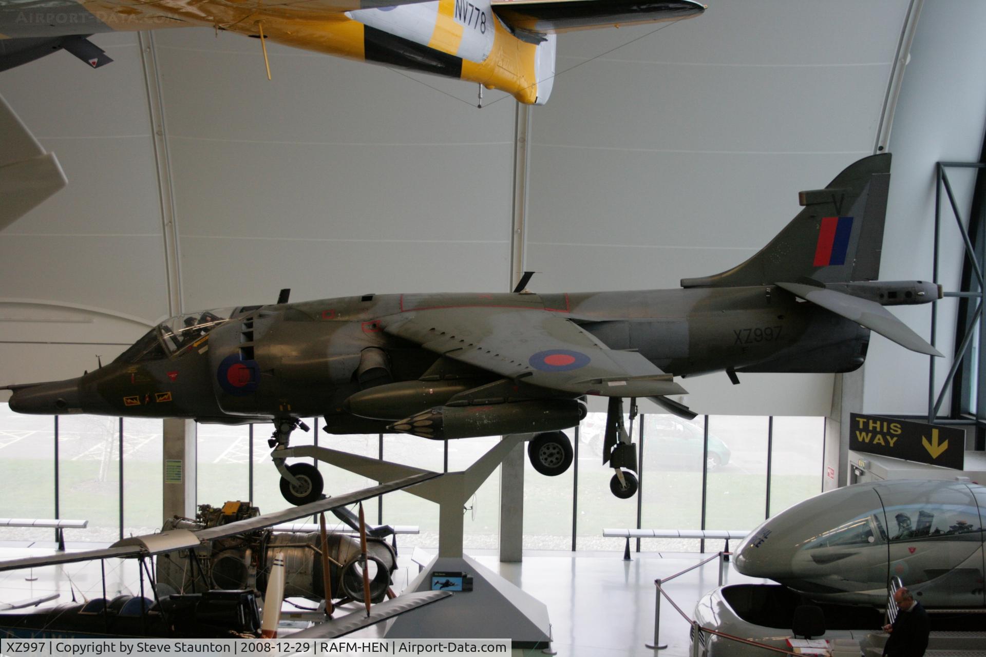 XZ997, British Aerospace Harrier GR.3 C/N 712220, Taken at the RAF Museum, Hendon. December 2008