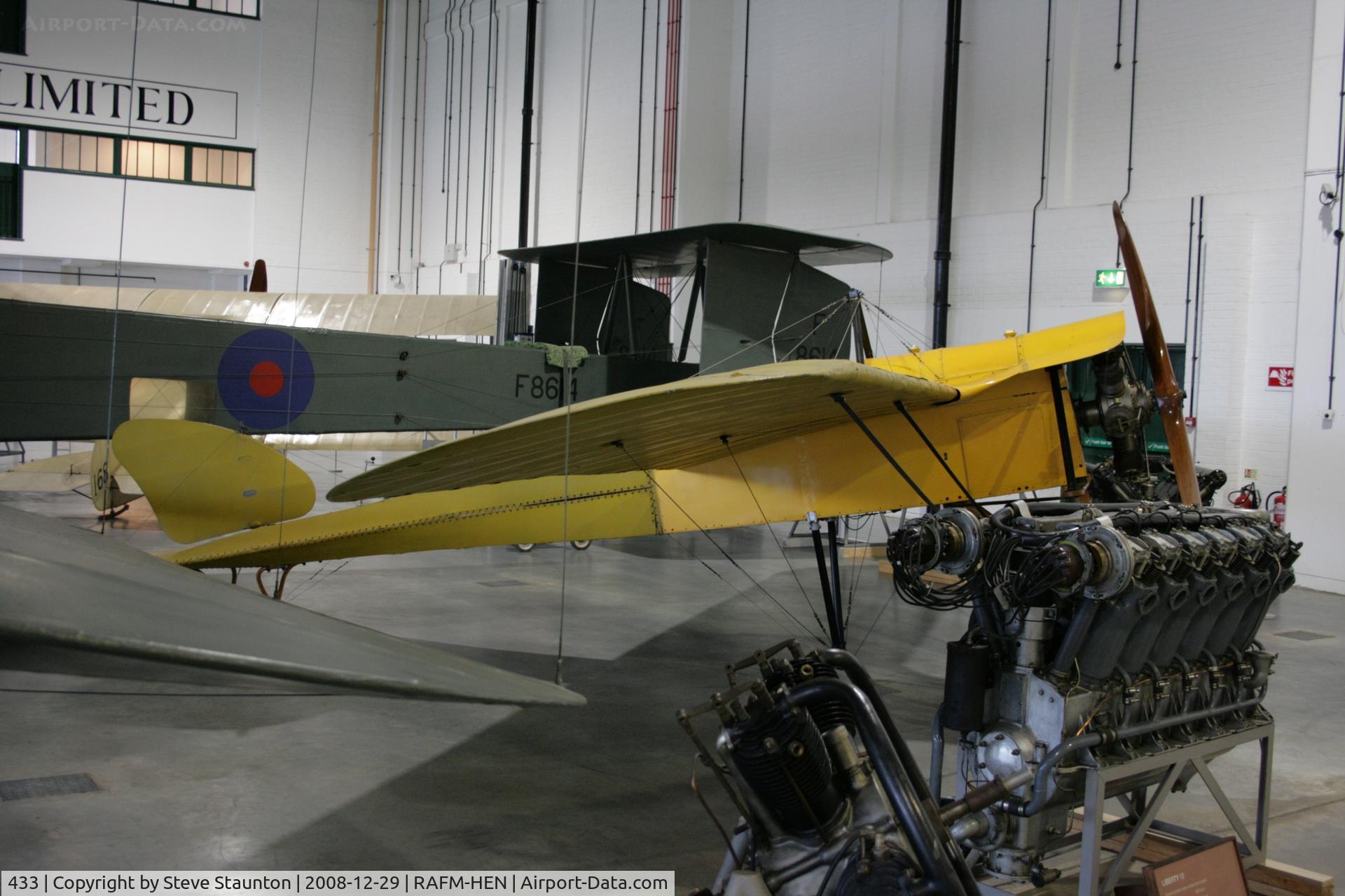 433, Bleriot XXVII C/N Not found 433, Taken at the RAF Museum, Hendon. December 2008