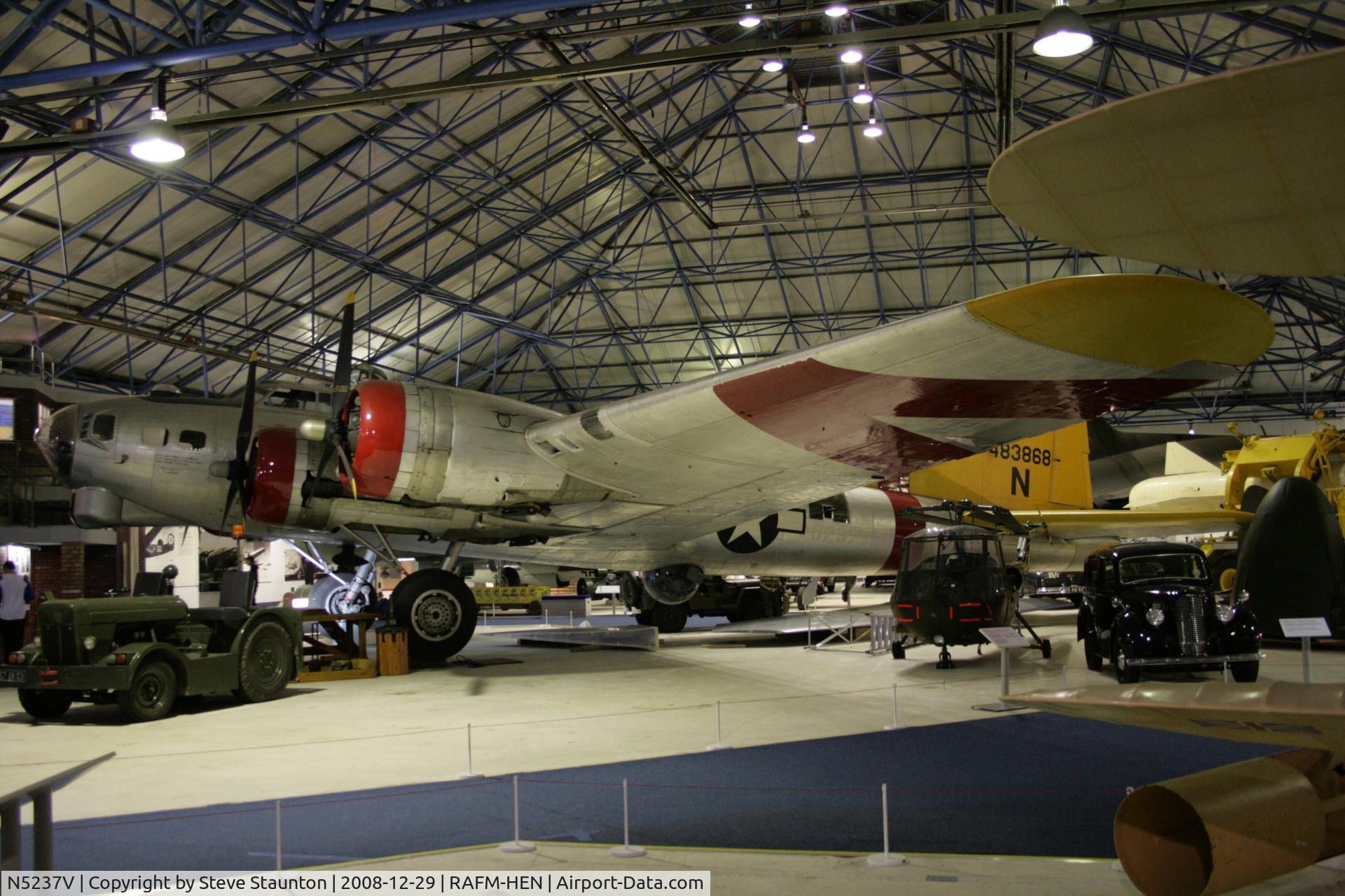 N5237V, 1945 Boeing B-17G Flying Fortress C/N 32509, Taken at the RAF Museum, Hendon. December 2008