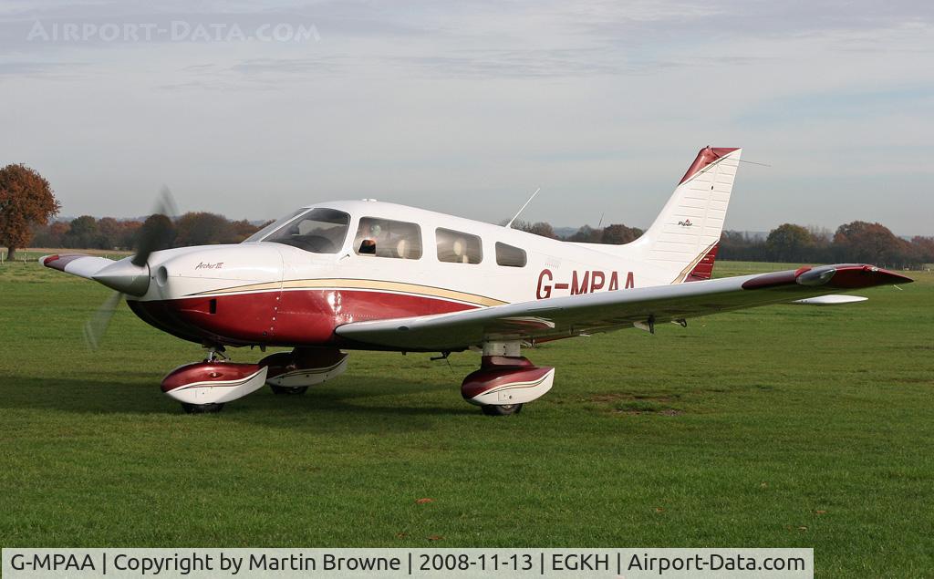 G-MPAA, 2002 Piper PA-28-181 Cherokee Archer III C/N 2843539, Visitor