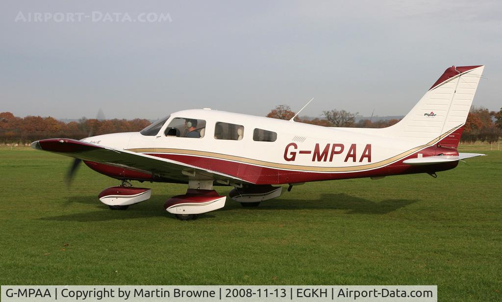 G-MPAA, 2002 Piper PA-28-181 Cherokee Archer III C/N 2843539, Visitor