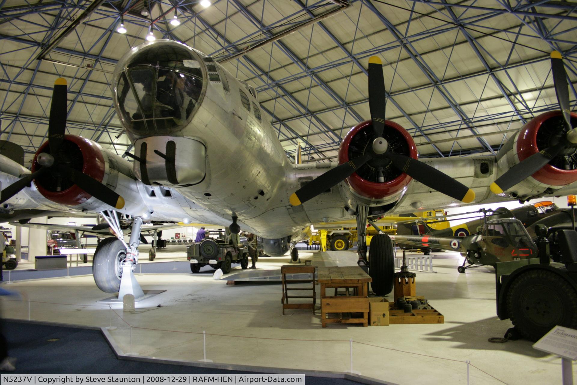 N5237V, 1945 Boeing B-17G Flying Fortress C/N 32509, Taken at the RAF Museum, Hendon. December 2008