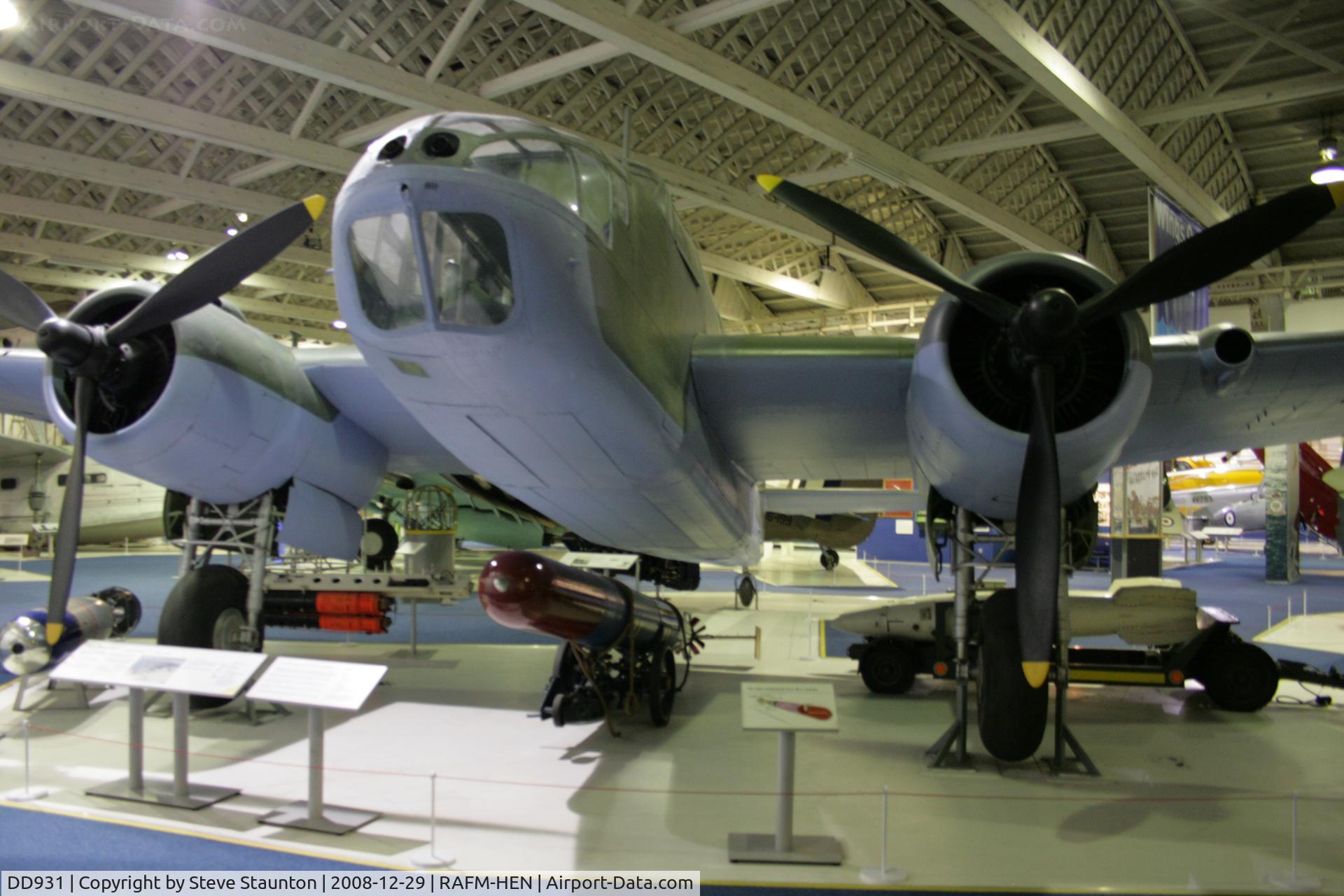 DD931, Bristol Beaufort VIII C/N Composite, Taken at the RAF Museum, Hendon. December 2008