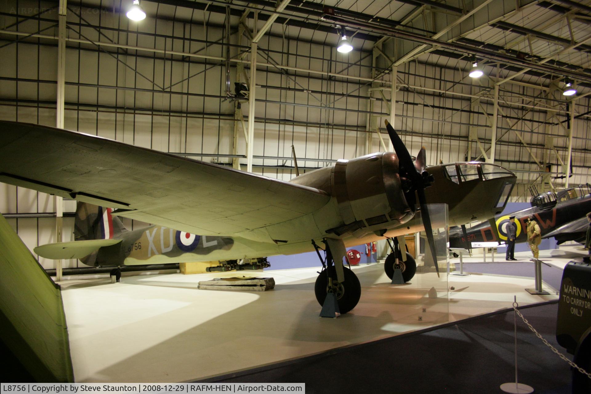 L8756, Bristol 149 Bolingbroke Mk.IVT C/N Not found L8756, Taken at the RAF Museum, Hendon. December 2008