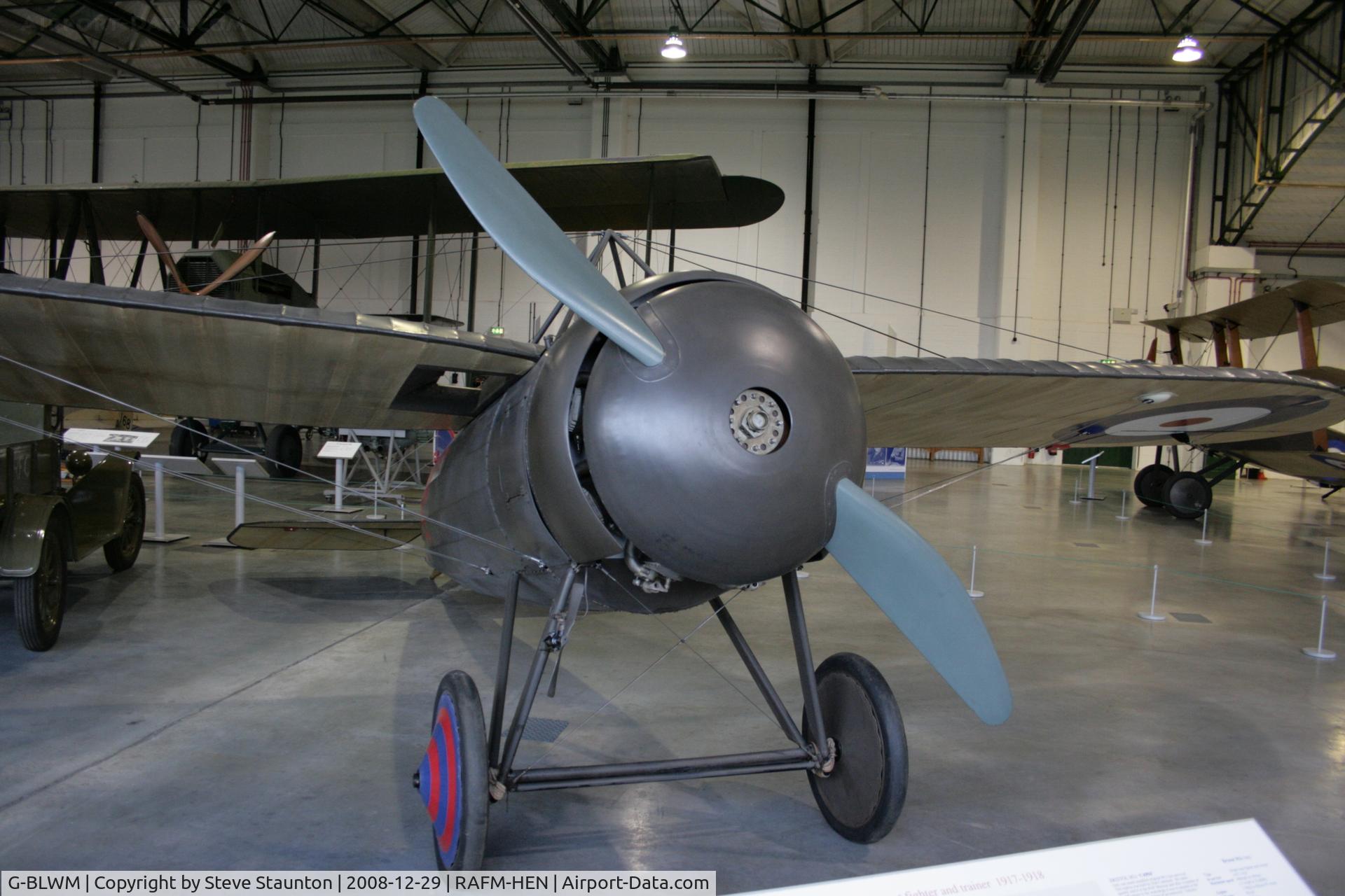 G-BLWM, 1987 Bristol M-1C Replica C/N PFA 112-10892, Taken at the RAF Museum, Hendon. December 2008
