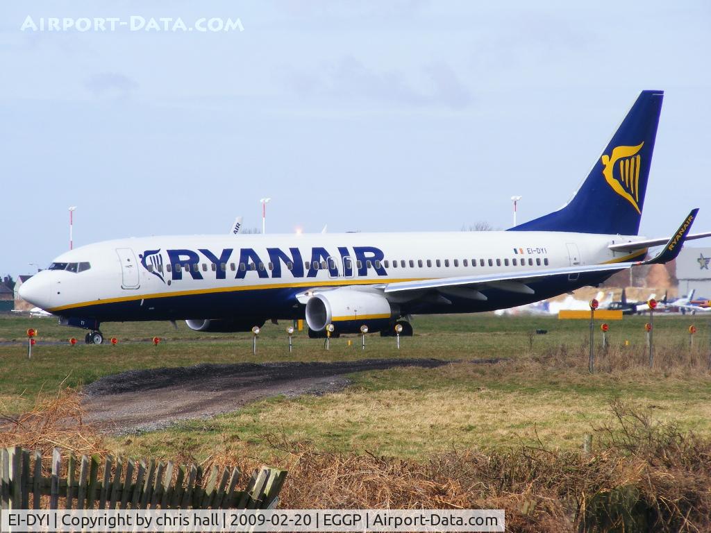 EI-DYI, 2008 Boeing 737-8AS C/N 36571, Ryanair