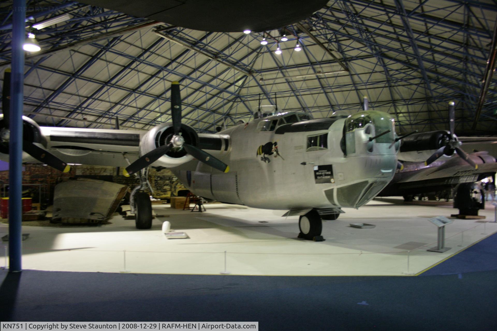 KN751, Consolidated B-24 Liberator C/N 6707L, Taken at the RAF Museum, Hendon. December 2008
