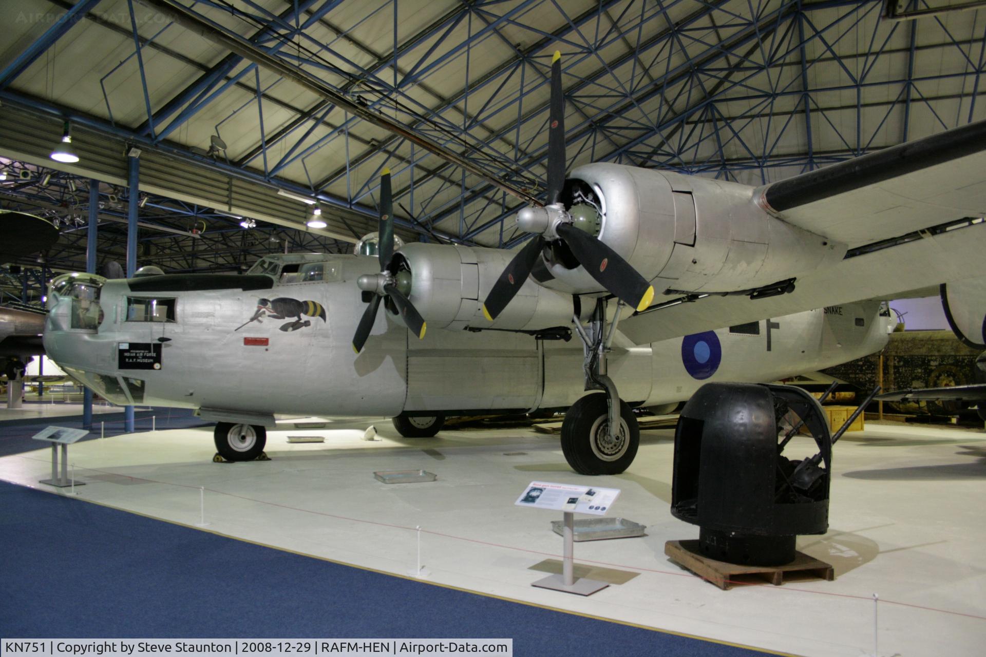 KN751, Consolidated B-24 Liberator C/N 6707L, Taken at the RAF Museum, Hendon. December 2008