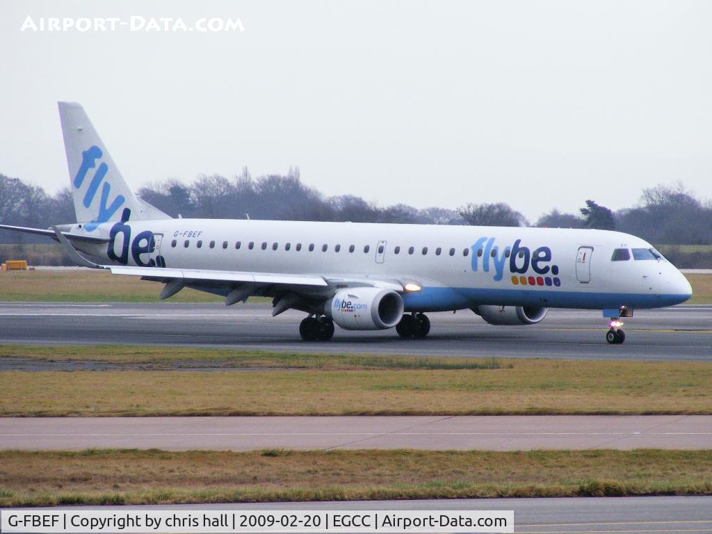 G-FBEF, 2007 Embraer 195LR (ERJ-190-200LR) C/N 19000104, flybe