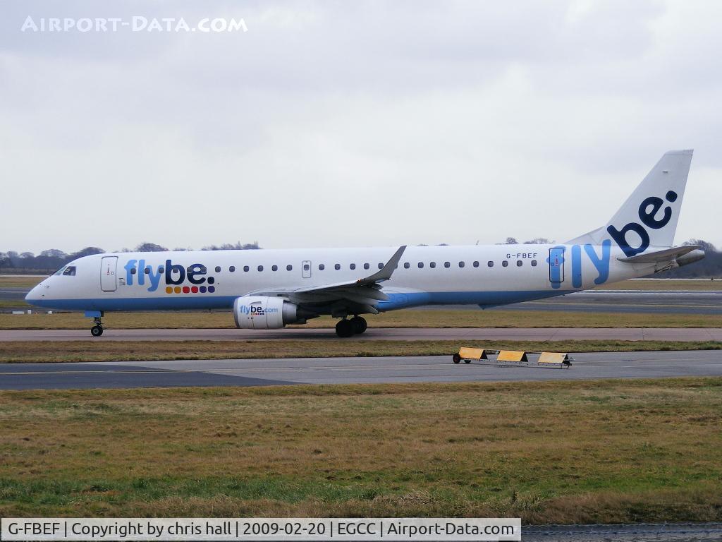 G-FBEF, 2007 Embraer 195LR (ERJ-190-200LR) C/N 19000104, flybe