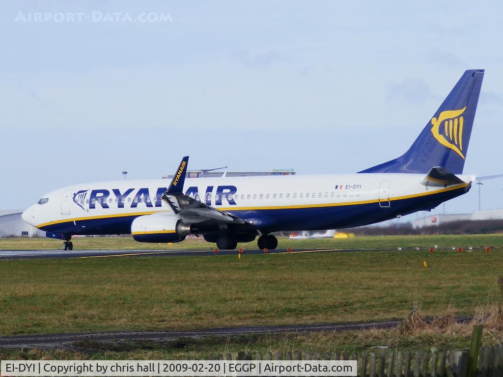 EI-DYI, 2008 Boeing 737-8AS C/N 36571, Ryanair