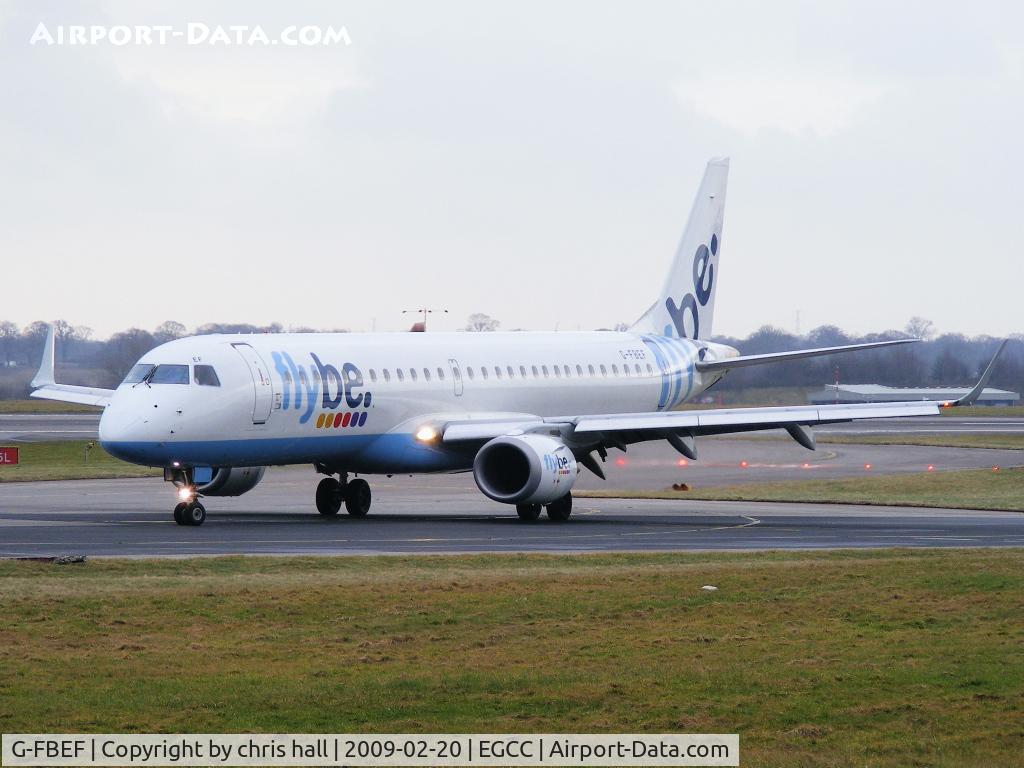 G-FBEF, 2007 Embraer 195LR (ERJ-190-200LR) C/N 19000104, flybe