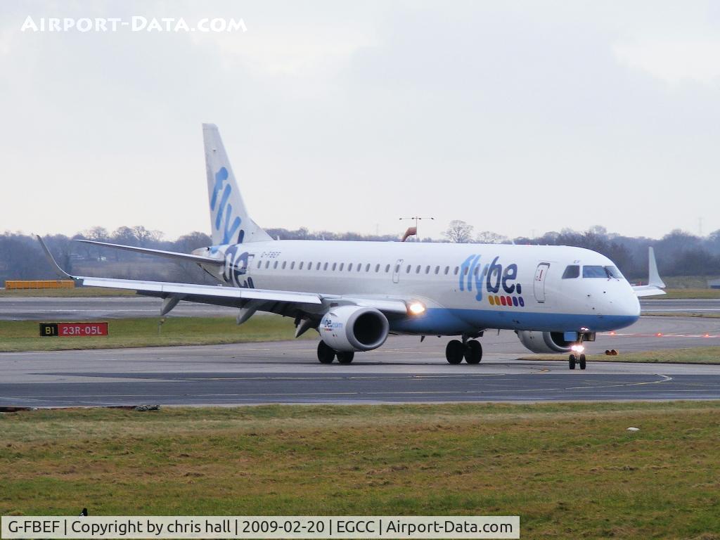 G-FBEF, 2007 Embraer 195LR (ERJ-190-200LR) C/N 19000104, flybe