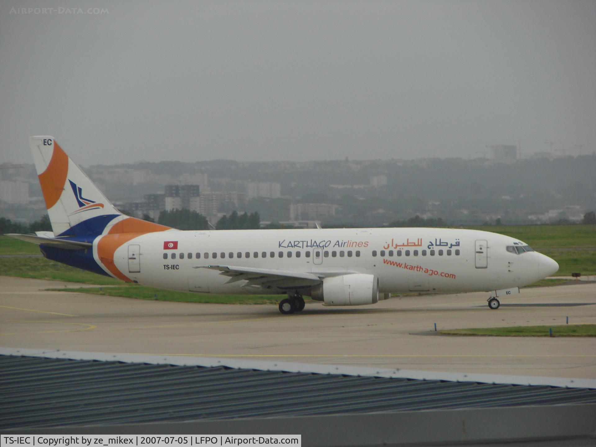 TS-IEC, 1991 Boeing 737-33A C/N 25010, During my visit to disney land paris