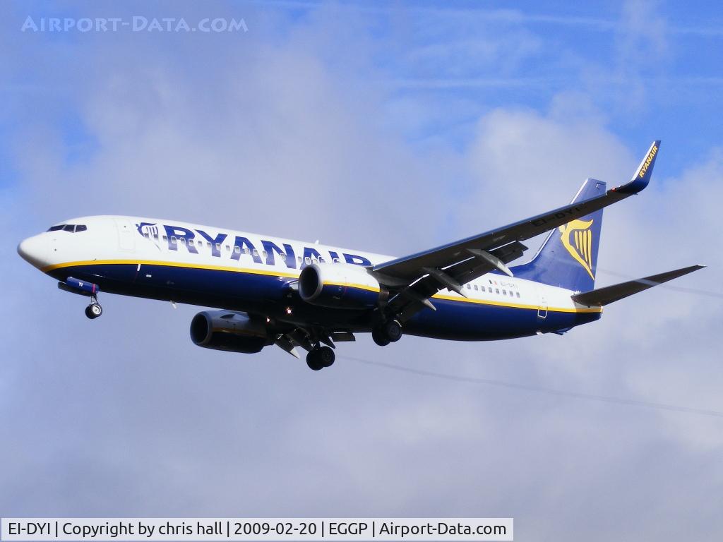 EI-DYI, 2008 Boeing 737-8AS C/N 36571, Ryanair