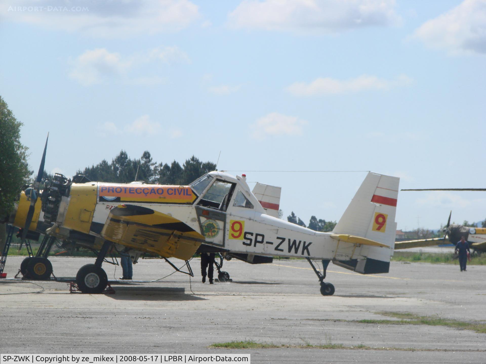 SP-ZWK, PZL-Mielec M-18B Dromader C/N Not found SP-ZWK, Droomader, at Braga during the fires time