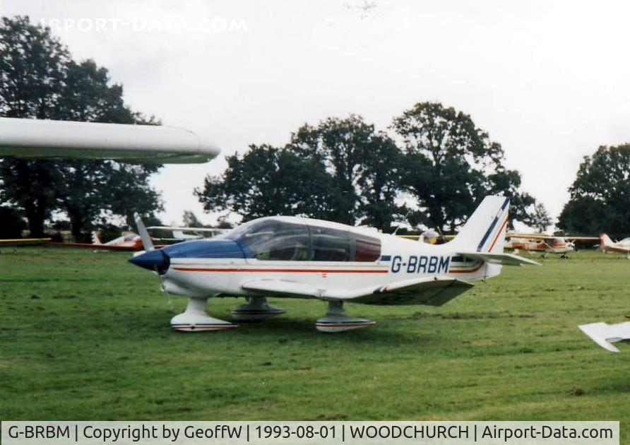 G-BRBM, 1989 Robin DR-400-180 Regent Regent C/N 1921, Taken at the Wings and Wheels meeting at Woodchurch, Kent in 1993
