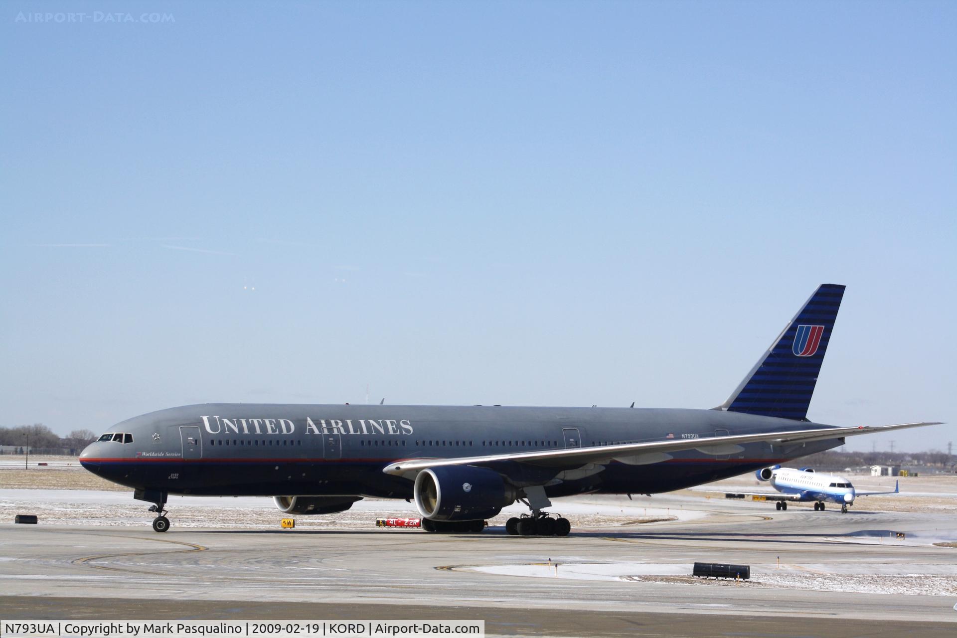 N793UA, 1997 Boeing 777-222 C/N 26946, Boeing 777-200
