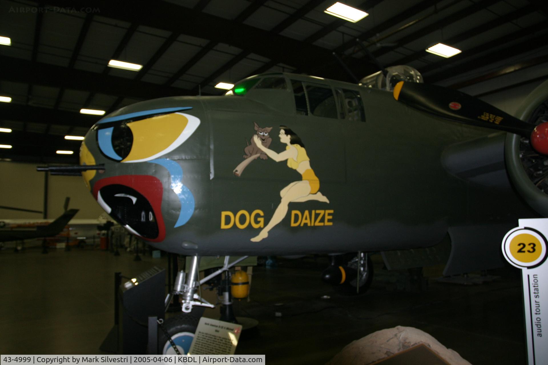 43-4999, 1953 North American B-25H Mitchell C/N 98-22000, New England Air Museum, Windsor Locks, CT