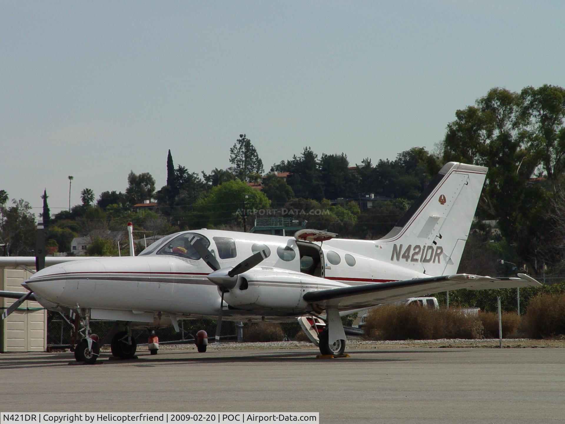 N421DR, 1979 Cessna 421C Golden Eagle C/N 421C0608, Parked at Howard Aviation