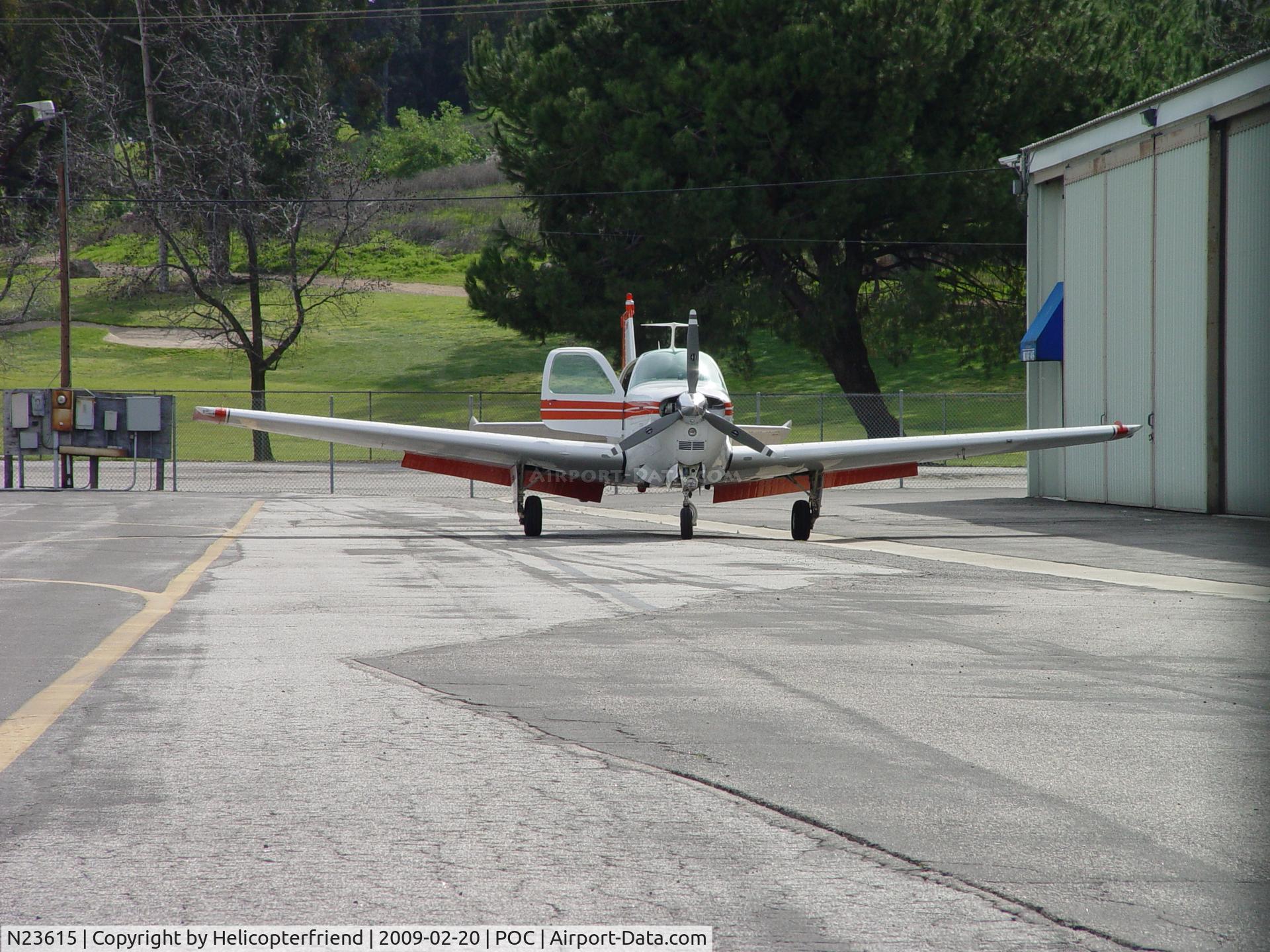 N23615, 1977 Beech A36 Bonanza 36 C/N E-1191, Waiting for pilot